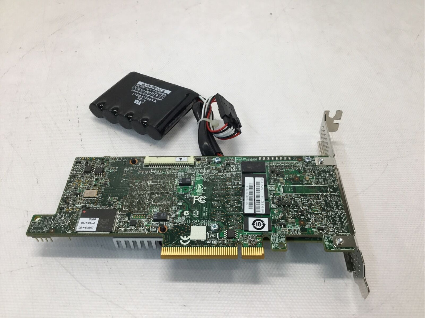 LSI 9271-8i SATA 1GB Controller RAID 5 6G PCIe x8 3.0 +LSI00297 CVM01 Battery