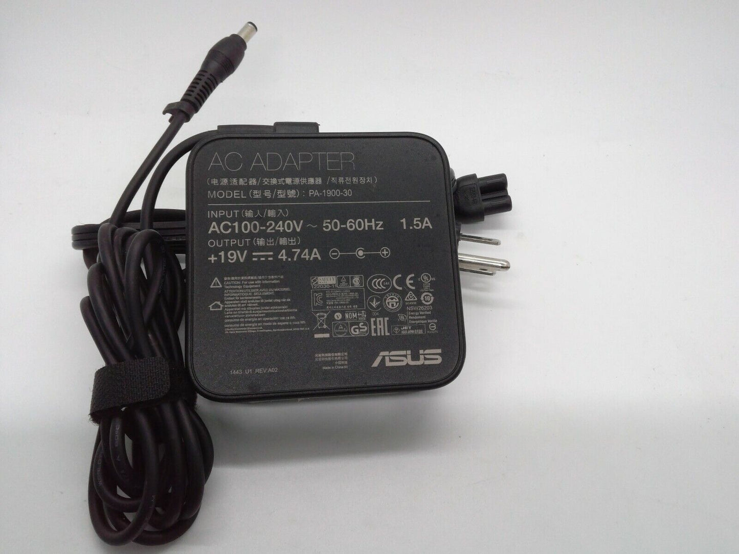 Genuine Asus Laptop Charger AC Adapter PA-1900-30 19V 4.74A 90W REV A02