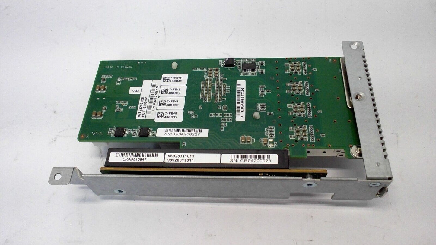 Advantech PCIE-2230NP Quad Port 10GB SFP Network Adapter w/Expansion Card