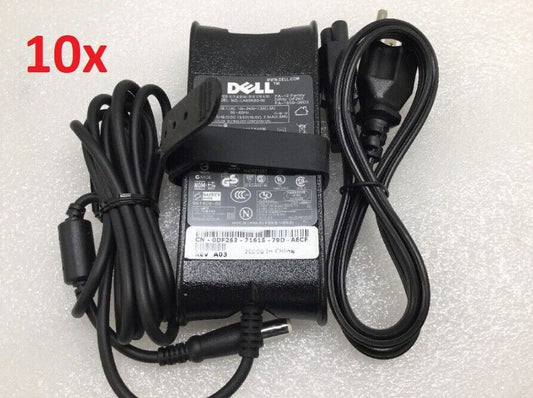 Lot of (10) - Dell 65W AC Adapter FA65NS0-00 HA65NS1-00 LA65NS0-00 PA-12 Family