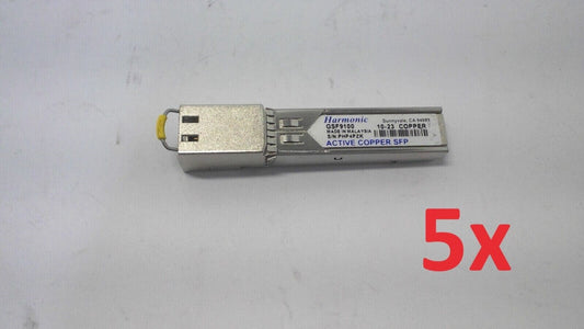 Lot of 5 - HARMONIC GSF9100-02-1F 1Gb Gigabit SFP RJ-45 TRANSCEIVER