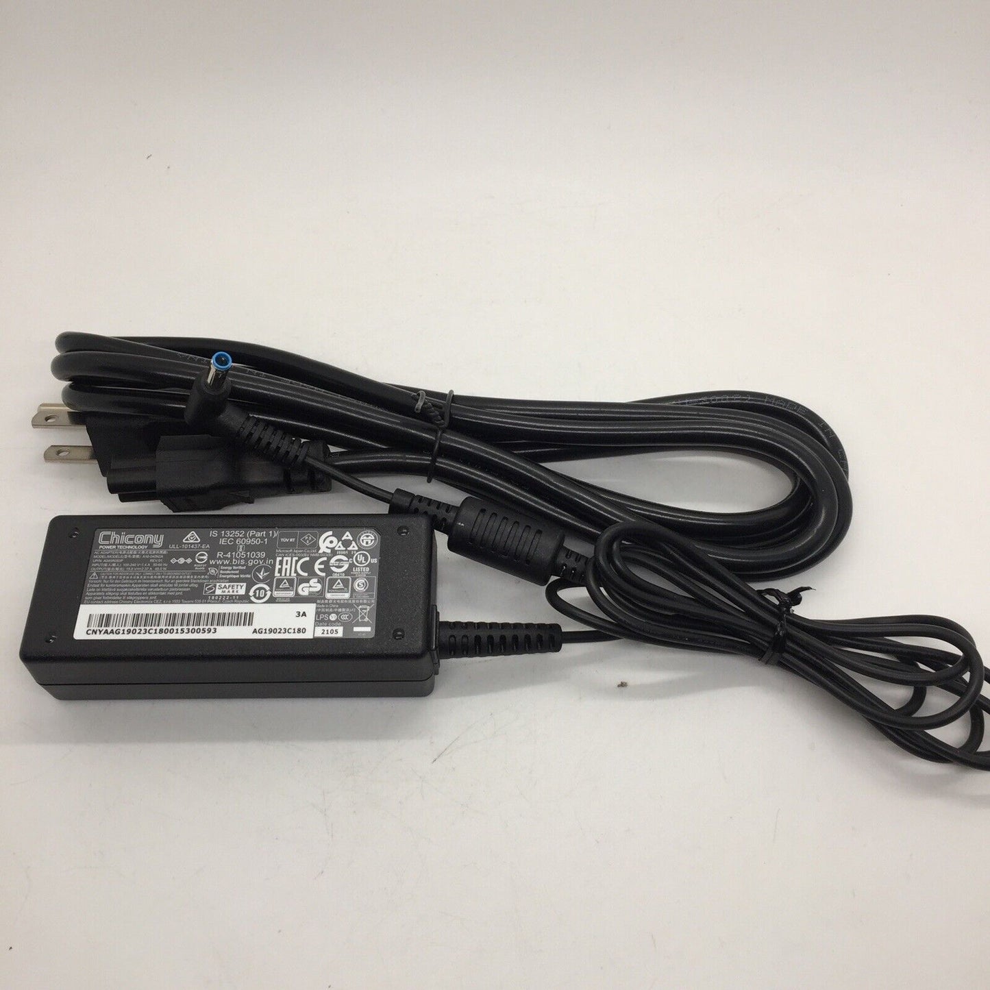 Lot of 10 - Genuine Chicony 45W 19v 2.37A Laptop AC Adapter A18-045N2A Blue Tip