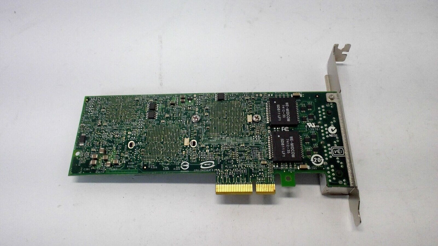 Dell 0K828C Intel PRO/1000 Quad Port PCIE Server Adapter E34573 High Profile