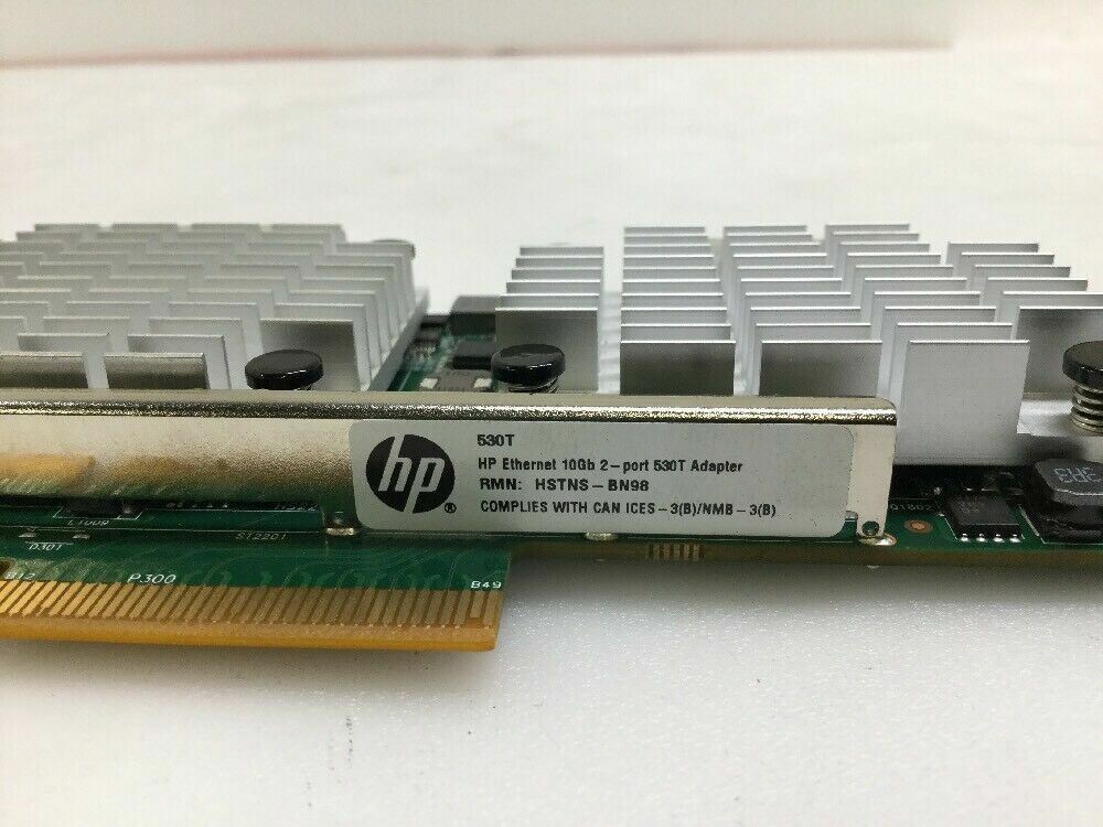 HP 10Gb 2 Port Ethernet RJ-45 530T Network Server Adapter Card PCIe