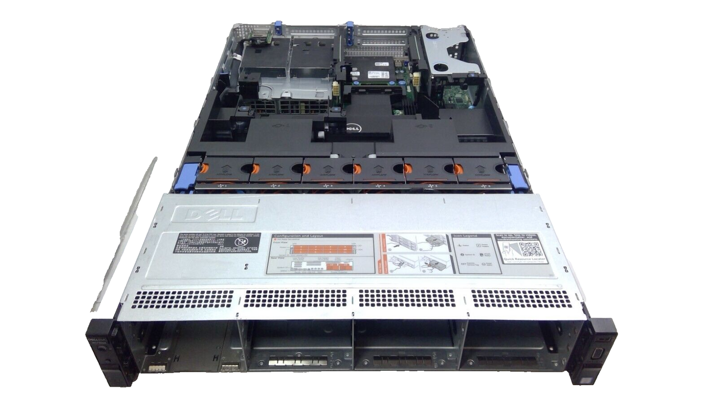 DELL EMC XC730xd 12 BAY 3.5" Barebone, Dual 1100W 2x Heatsink HBA330 2x SFP+