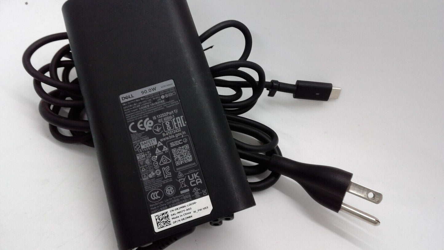 Original Dell 90W LA90PM170 USB-C AC Adapter 0TDK33 For Latitude 5280 5480 5580