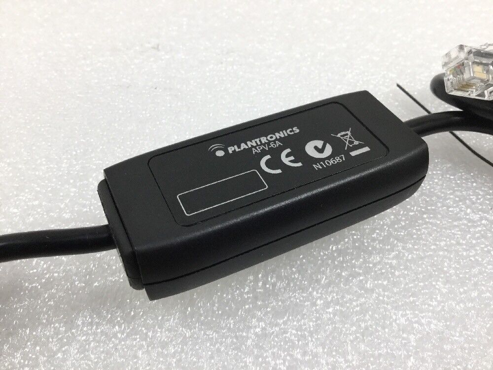 Plantronics APV-6A Electronic Hook Switch Cord (83681-01) CS50 CS55 CS70 5410