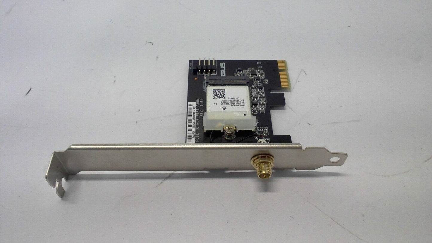 ASUS PCIE To M.2 WiFi Card REV. 1.01 802.11ac WLAN AW-CB304NF NO Antenna