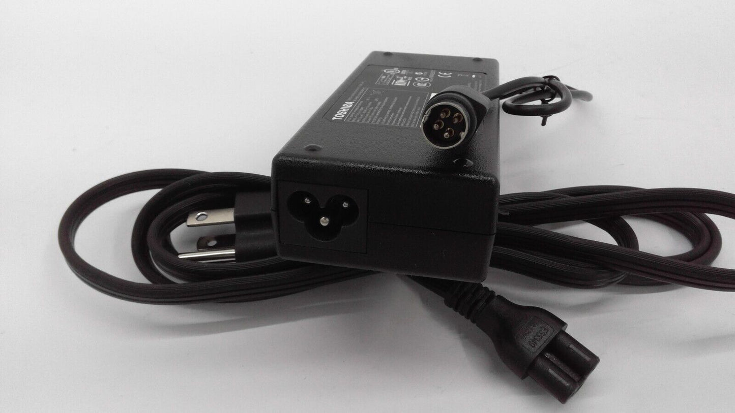 Genuine AC Adapter Power Supply Toshiba A11-065N2A 4 pin 65W W/P.Cord