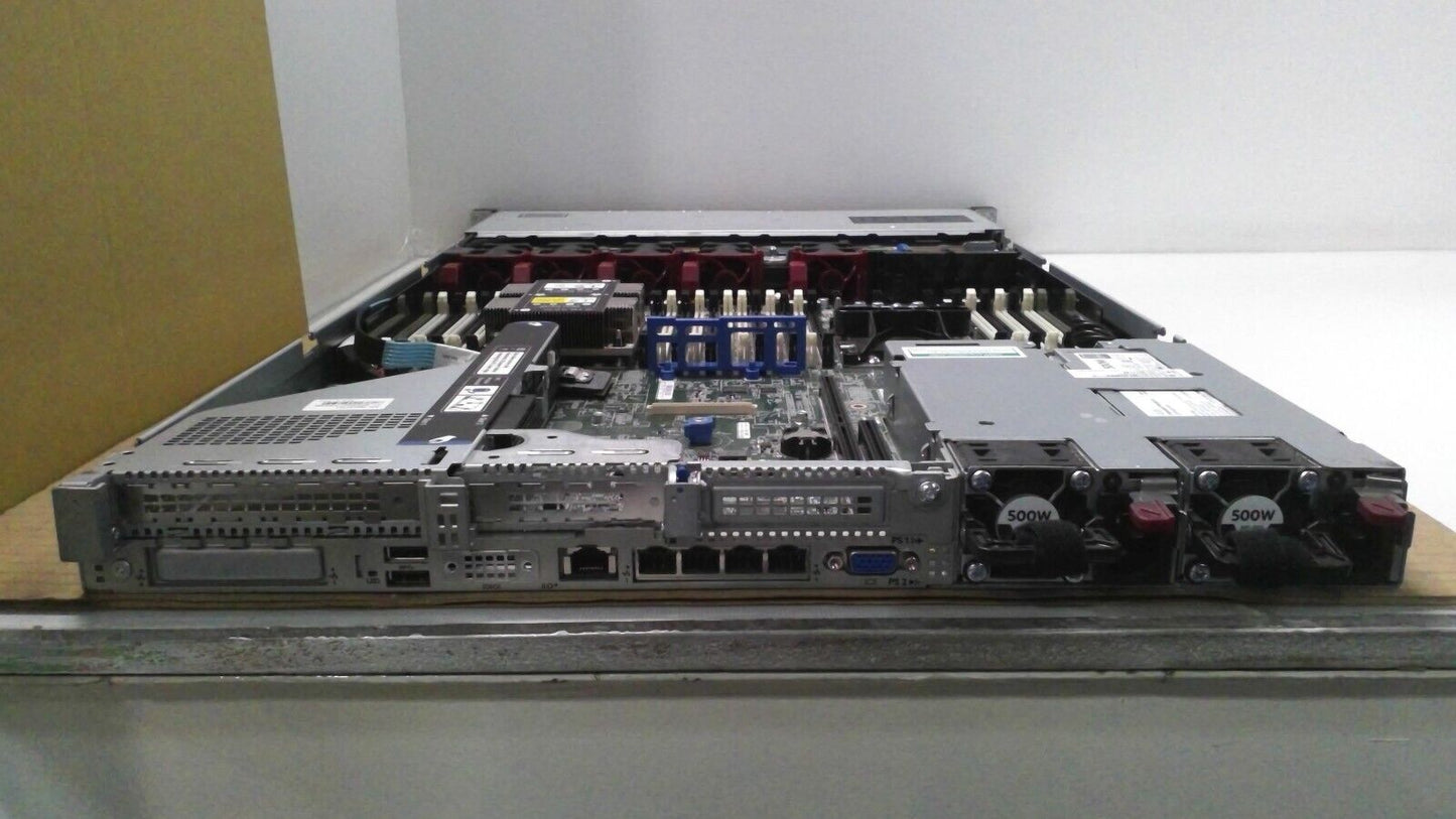 HP ProLiant DL360 Gen10 1U Server Barebone 4 BAY 3.5" 2x 500W PSU 1x Heatsinks