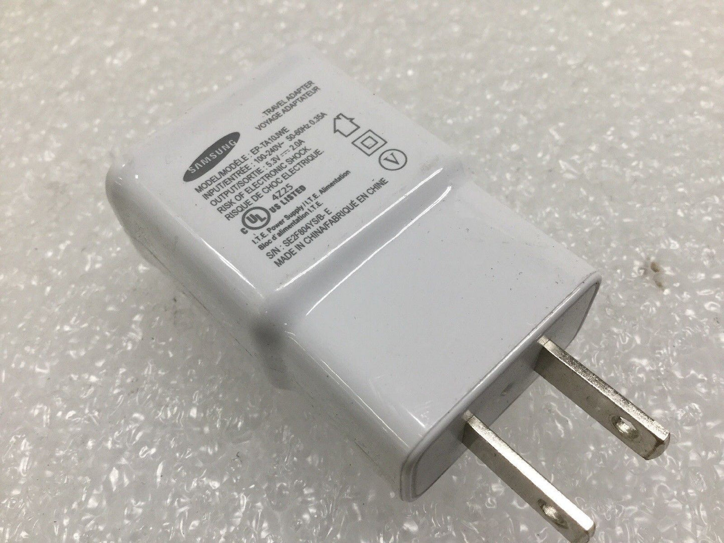 LOT OF 5 - OEM Samsung travel USB wall charger adapter EP-TA20JWE EP-TA10JWE