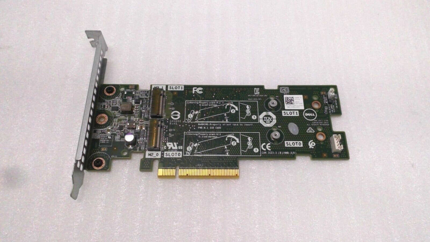 Dell M7W47 JV70F BOSS Boot Optimized Server Storage Card, 2x SATA M.2 Slots