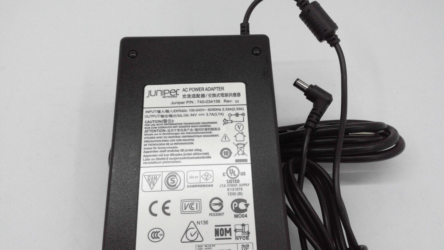 Genuine Juniper AC Power Supply Adapter 740-034156 AD9051 54V 3.7A