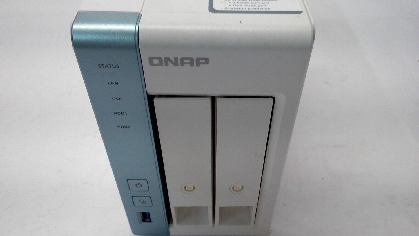 QNAP Server TS-231P3 2.5 GbE Connectivity 2 GB RAM Quad-Core 1.7GHz