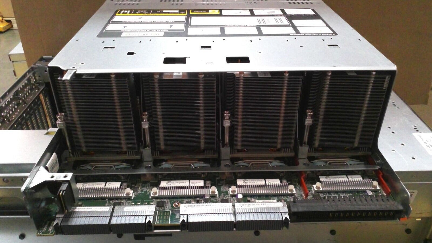 HPE ProLiant DL580 Gen8 4U Server Barebone 10 BAY 2.5" 4x 1500W PSU 4x Heatsinks