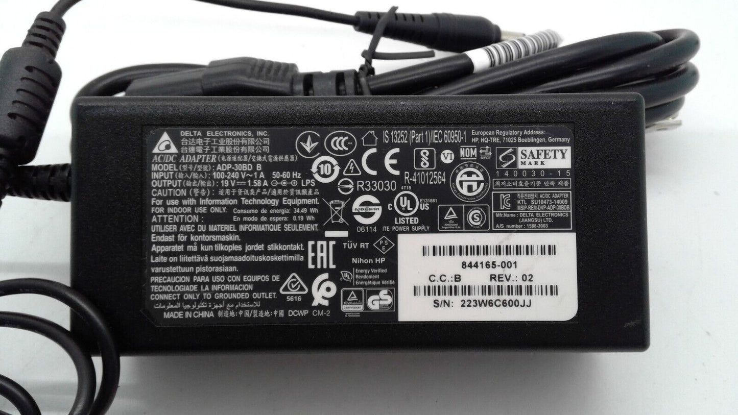 Genuine Delta ADP-30BD B AC Power Adapter 19V 1.58A Power Supply 30W w/PC OEM