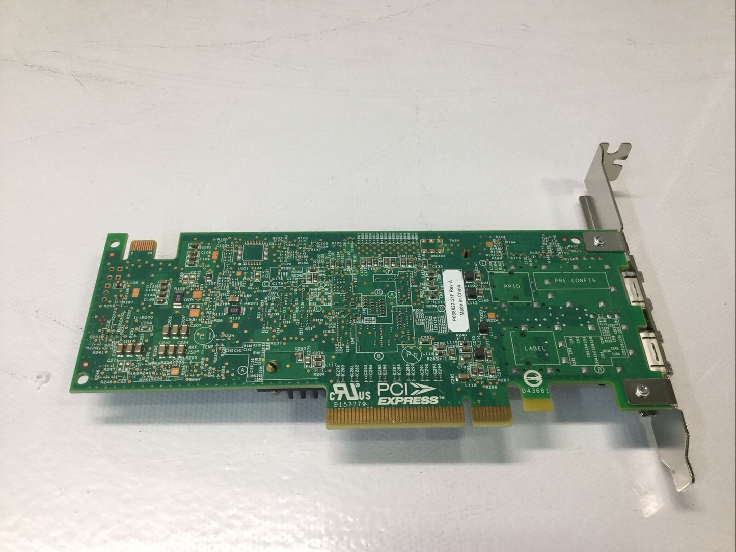 Lenovo Emulex 00JY823 2-Ports 10Gb SFP+ PCie Network Adapter Card P008827