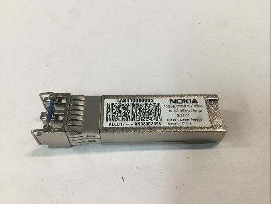 NOKIA 10GBE SFP+ Optical Transceiver Module 10GbE/CPRI 3-7 SMDF 10.3G 15km I-tem