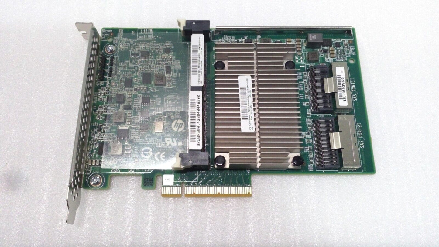 HP 761880-001 Smart Array P840 12Gb 2-Port SAS Controller 726899-001 w/ 4GB kit