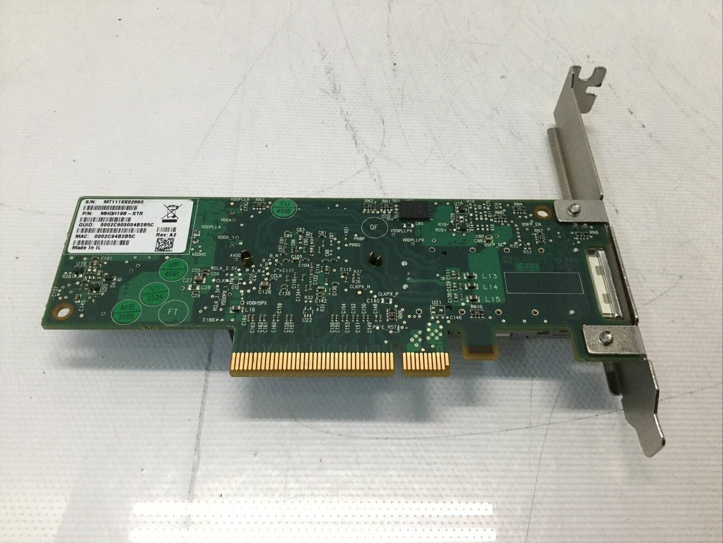 IBM Mellanox MHQH19B-XTR ConnectX-2 Infiniband VPI HCA 10GbE / 40Gbps QSFP DX360