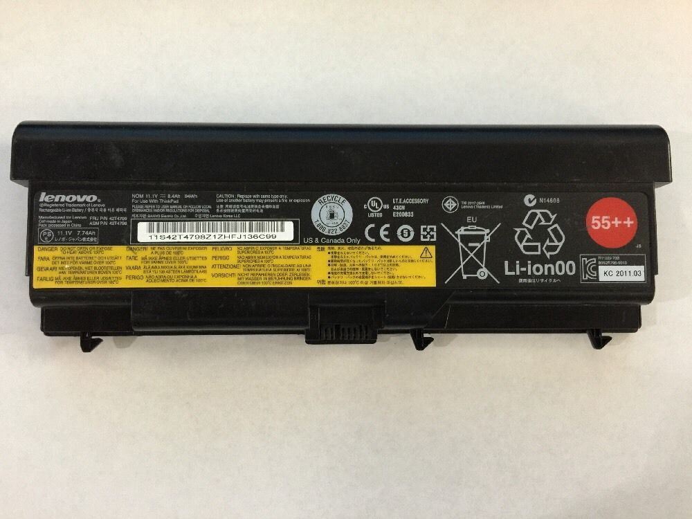 OEM Lenovo Battery 42T4798 42T4799 for T410 T420 T510 T520 W510 W520 SL410 55++