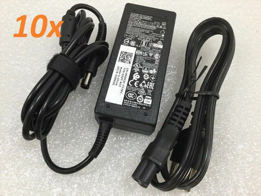 Lot of 10 - Dell 65W AC Adapter 09RN2C 098R6C HA65NS5-00 LA65NS2-01 DA65NM111-00