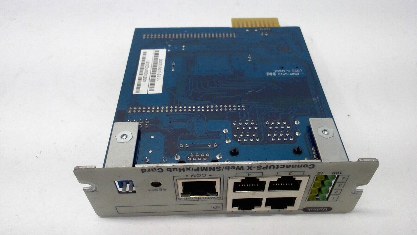 POWERWARE Connectups-X Remote Management Adapter Web-Snmp-Xhub WORKING