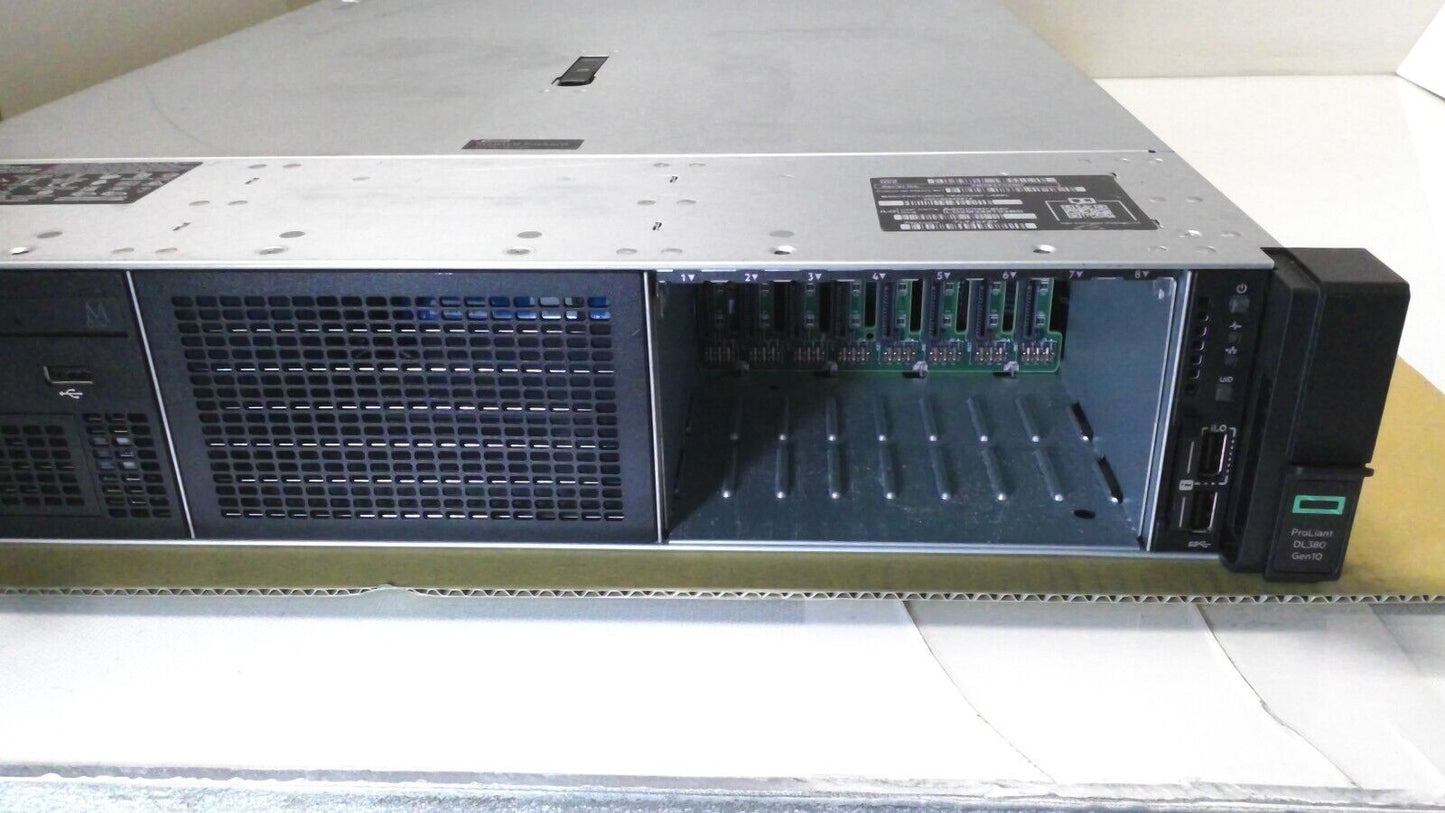 HP ProLiant DL380 Gen10 2U Rack Server 8 Bay 2.5" 2x500W - BareBone