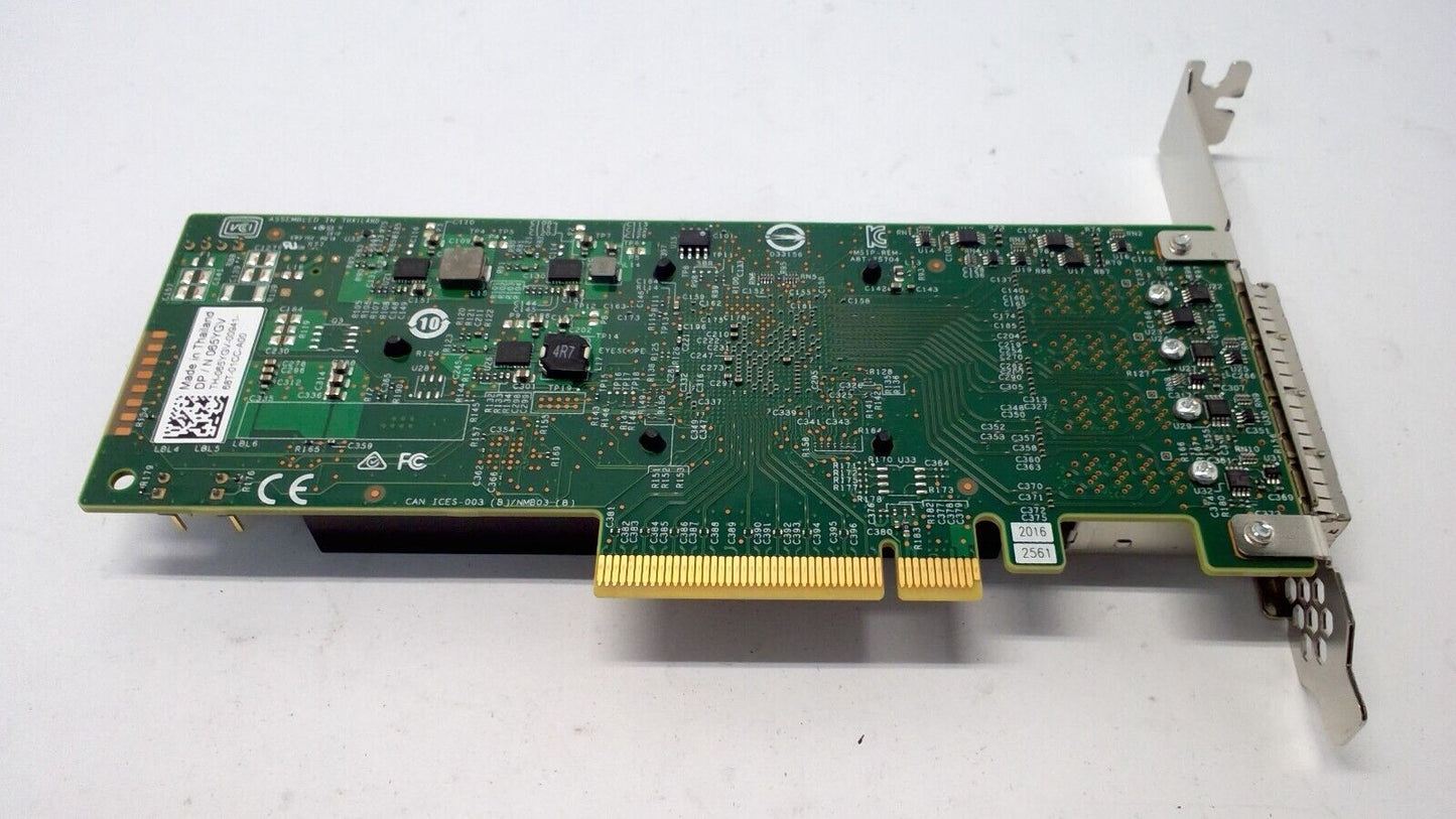 DELL 65YGV LSI SAS9305-16e 16-Port PCIe 3.0 x8 12 Gb/s Host Bus Adapter 065YGV