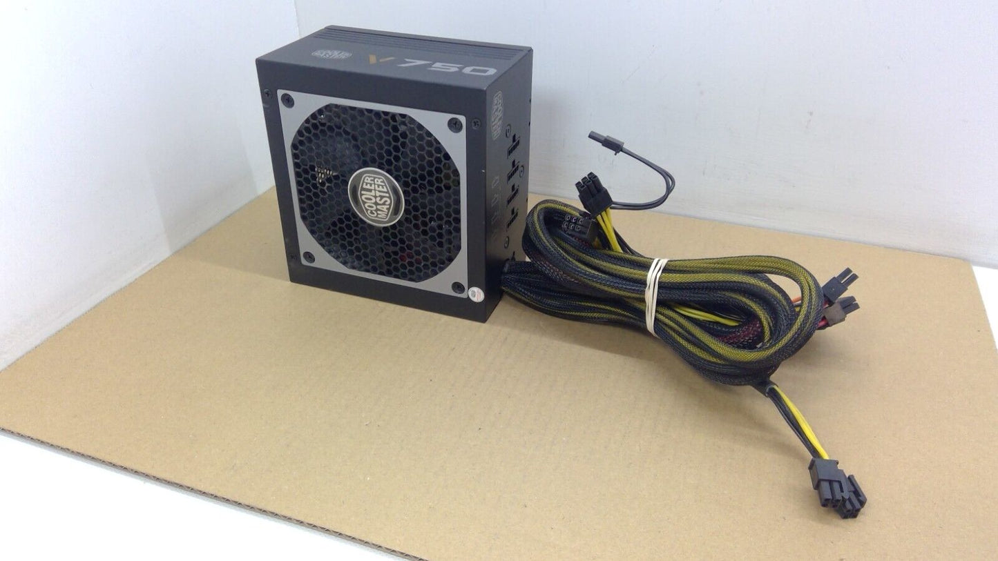 Cooler Master V750 750W ATX PSU Power Supply, Semi Modular 80+ Gold RS-750-AMAA