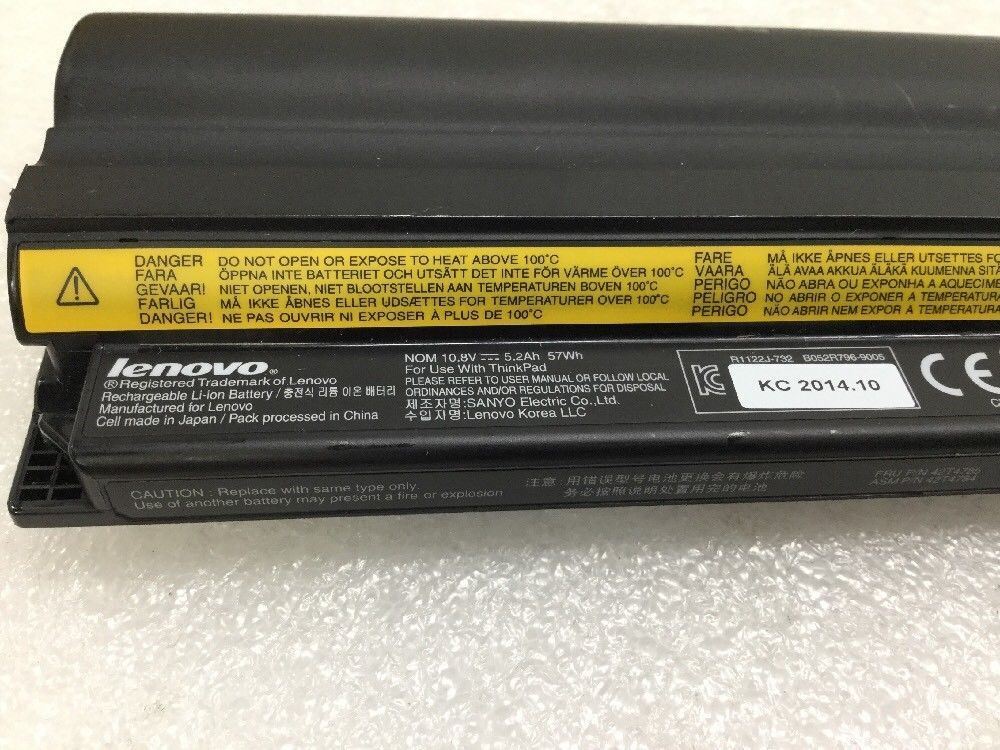 OEM Lenovo Battery 57Wh for Lenovo Thinkpad X100e X120e 42T4785 42T4784 17+