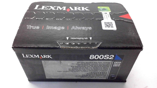 GENUINE LEXMARK CYAN TONER CARTRIDGE 801C CX310 NEW SEALED 800S2 80C0S20