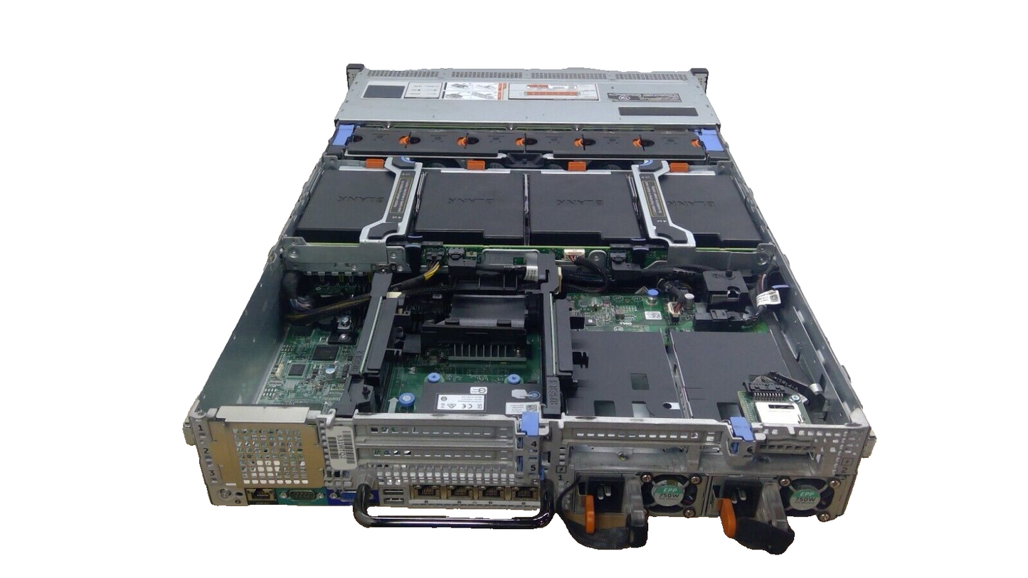 Dell PowerEdge R730 2U Server, 12 + 4 Bay 3.5" + 2 Bay 2.5" - Barebone 750W H730