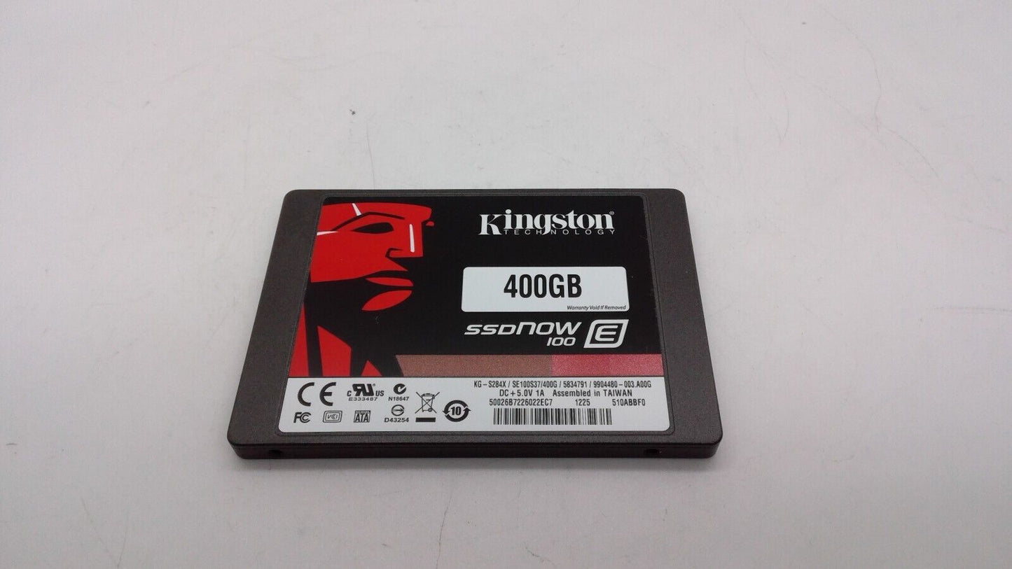 Kingston SSDNow 100E 400GB 2.5" SATA 6Gb/s Internal SSD SE100S37/400G