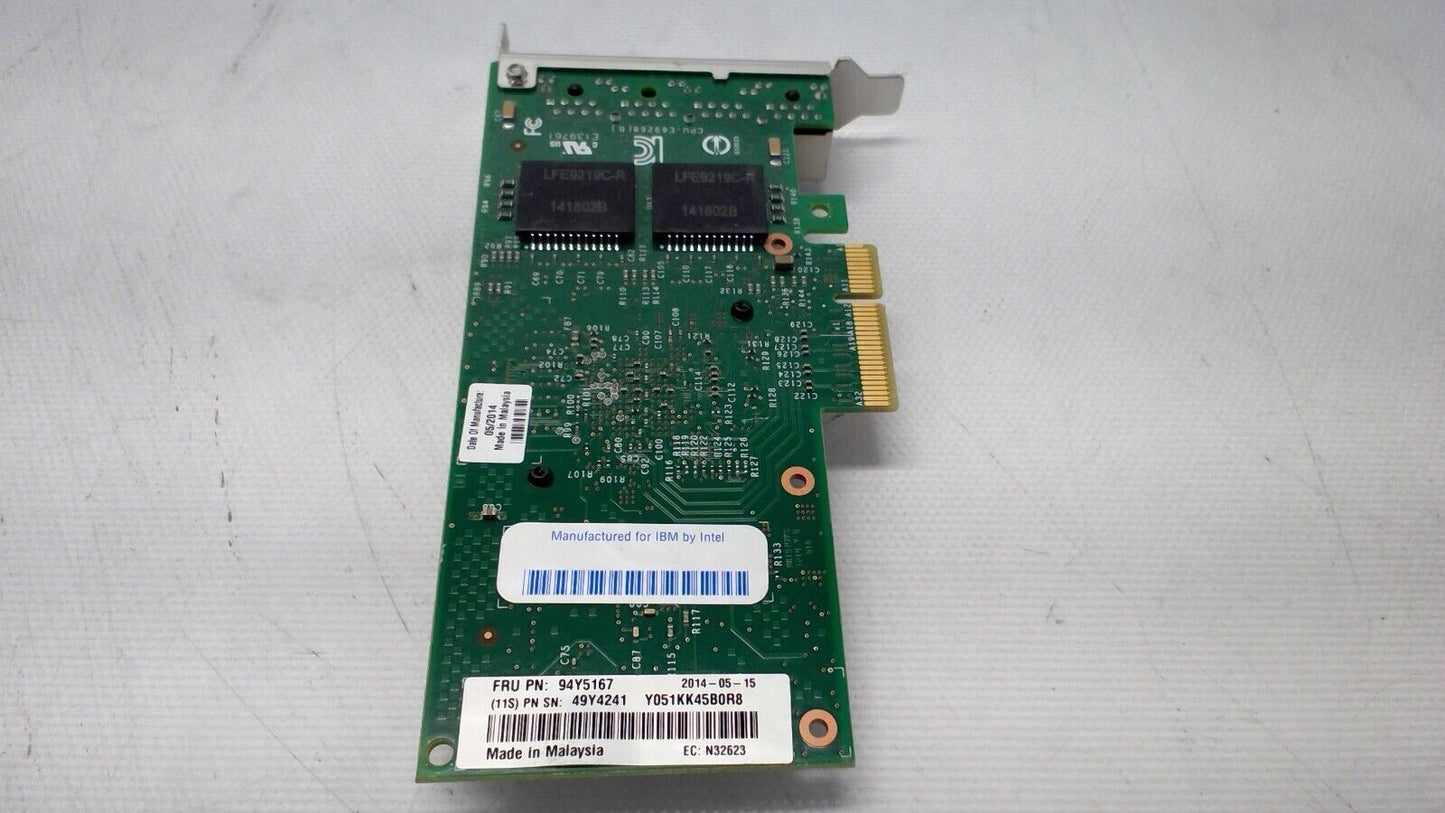 94Y5167 49Y4241 IBM I340-T4 Quad-Ports Gigabit Ethernet Server Network Adapter