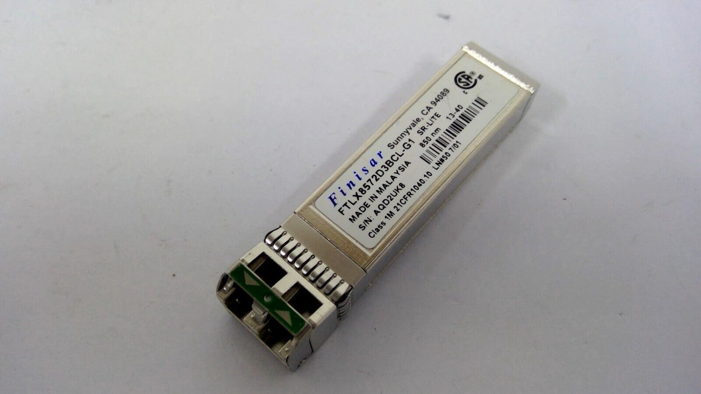 FINISAR FTLX8572D3BCL-G1 850nm 10G SFP Transceiver