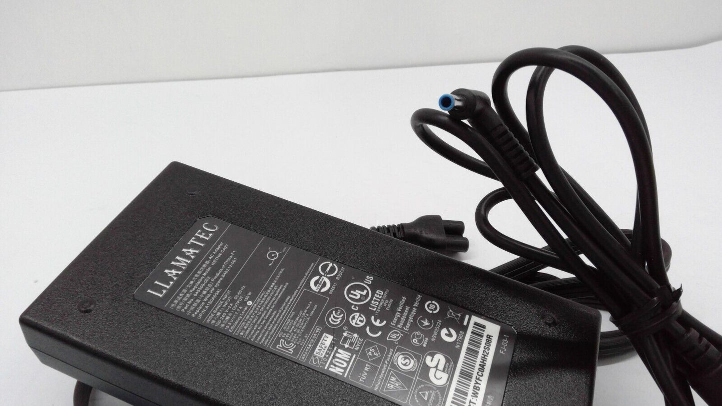 LLAMATEC HSTNN-CA27 19.5V 7.7A 150W AC Adapter Charger 645509-002 Blue Tip