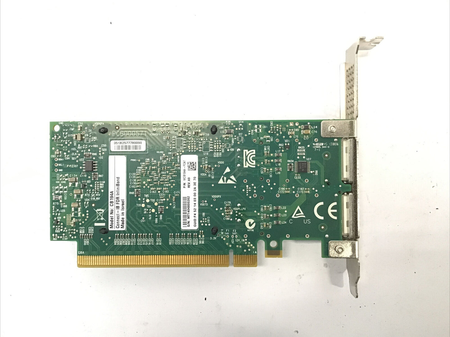 Mellanox MCB194A-FCAT 56Gb/s 2Port Connect-IB InfiniBand Host Bus Adapter CB194A