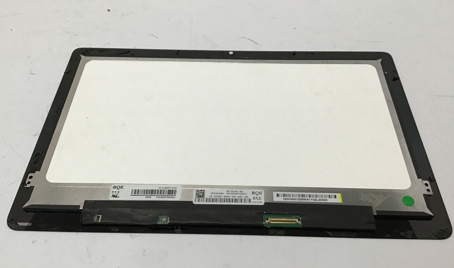 Dell NV116WHM-N43 11.6 WXGA HD 1366x768 laptop LED LCD Screen 30PIN 0DD9NC