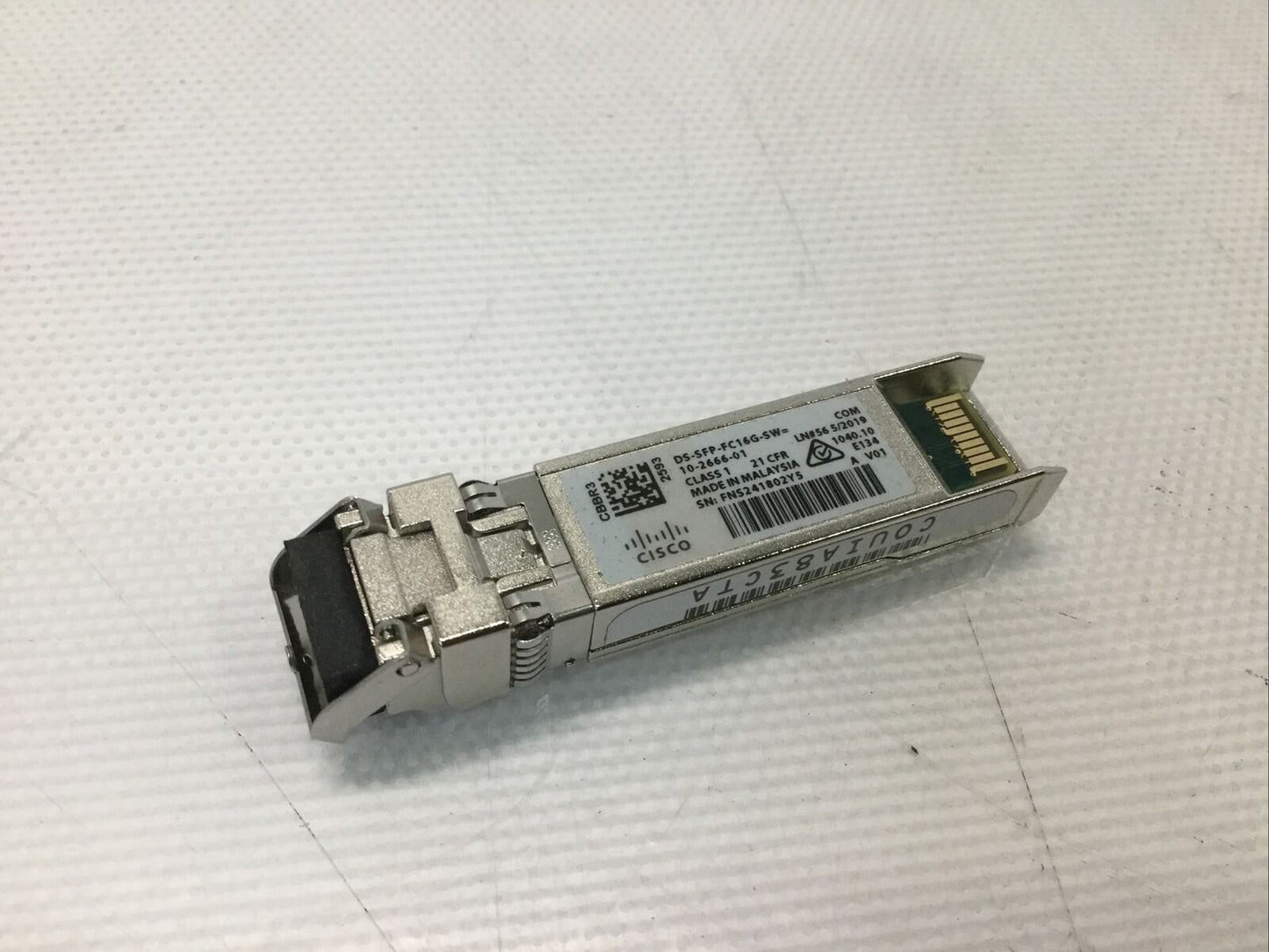 DS-SFP-FC16G-SW Cisco 16 Gbps Fibre Channel SW SFP 10-2666-01 Transceiver