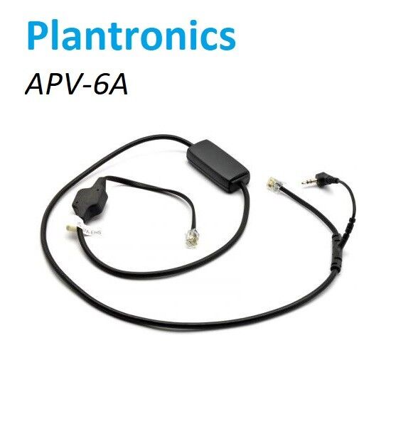 Plantronics APV-6A Electronic Hook Switch Cord (83681-01) CS50 CS55 CS70 5410