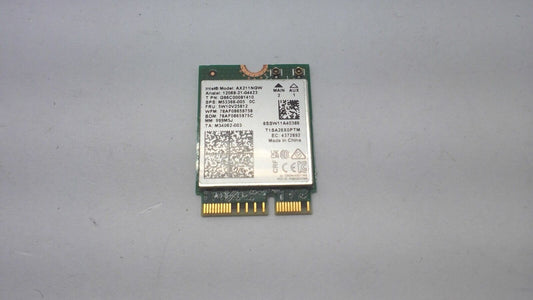 Intel Model: AX211NGW WiFi Wireless Card Used