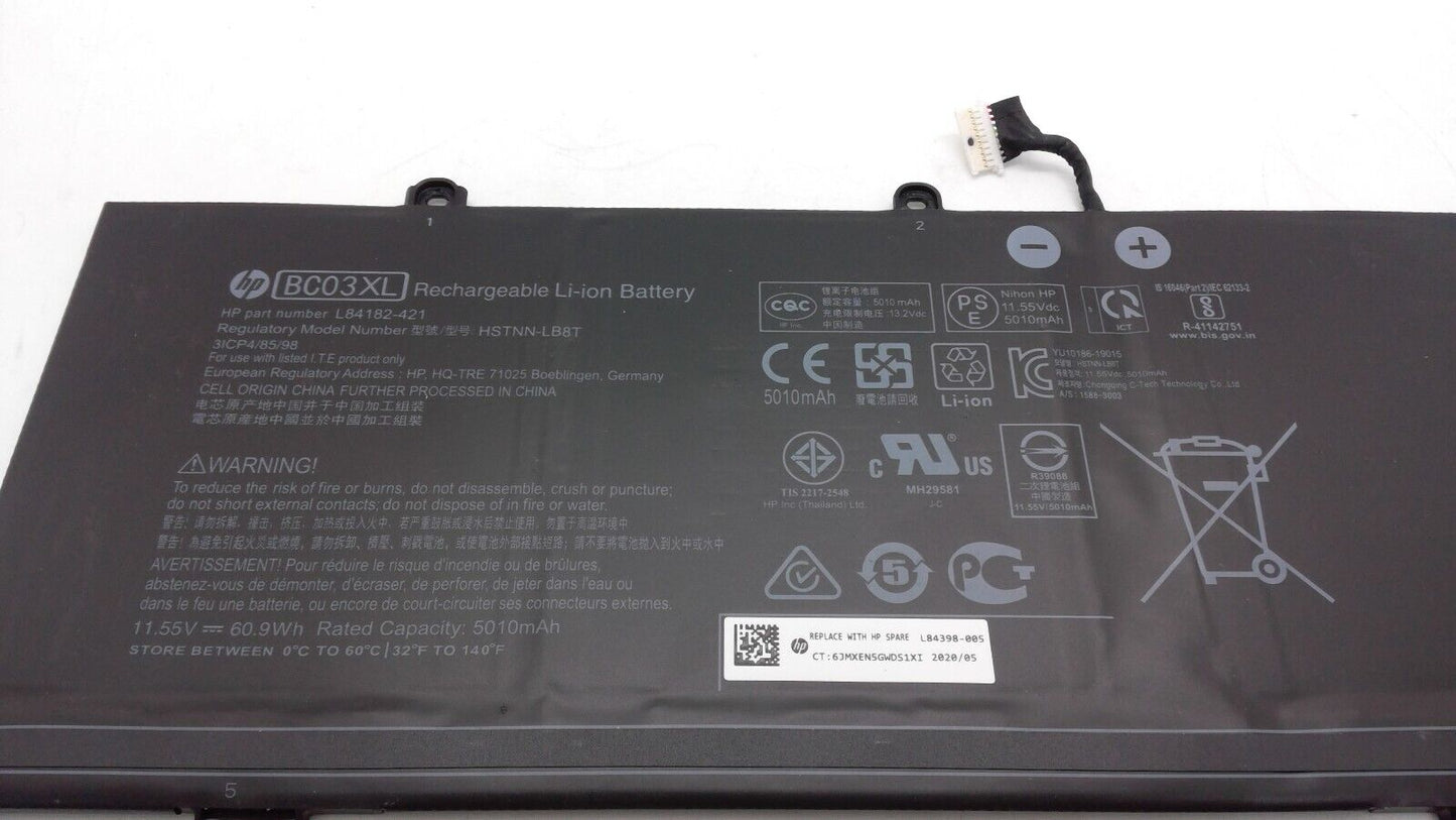 OEM HP BC03XL Battery Polymer for HP Pro C640 Chromebook HSTNN-IB9K HSTNN-LB8T